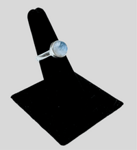 Load image into Gallery viewer, Handcrafted Sterling Silver &amp; Aquamarine Ring – Elegant Boho Chic Jewelry - jewelry - Jimi Fortune Jewelry services
