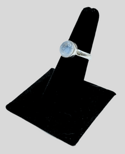 Handcrafted Sterling Silver & Aquamarine Ring – Elegant Boho Chic Jewelry - jewelry - Jimi Fortune Jewelry services