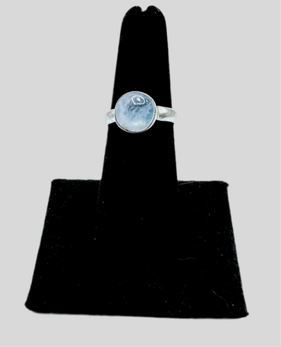 Handcrafted Sterling Silver & Aquamarine Ring – Elegant Boho Chic Jewelry - jewelry - Jimi Fortune Jewelry services