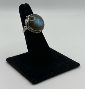 Silver Labradorite Ring - jewelry - Jimi Fortune Jewelry services