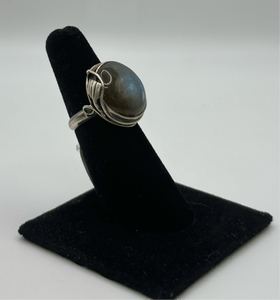 Silver Labradorite Ring - jewelry - Jimi Fortune Jewelry services